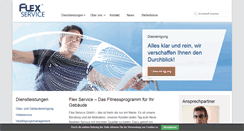 Desktop Screenshot of flex-service.de