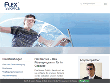 Tablet Screenshot of flex-service.de